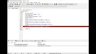 CALCULATOR for Basic Math Using C Programming Language