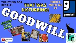 THAT WAS DISTURBING! Thrift With Me at Goodwill #thrifting #vintage #decor #haul