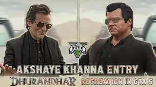 Rehman Dakait Entry Song Recreation In GTA 5 FA9LA || Akshaye Khanna Entry Dhurandher ||