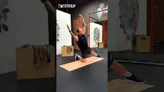 Наклон в сторону на одном колене