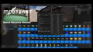 Unreal Engine 5.5 - Batch Rename Assets