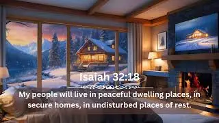 Peaceful Home Secure Rest | Isaiah 32:18