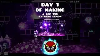 Day 1 of Making an Extreme Demon #demon #gd #geometrydash