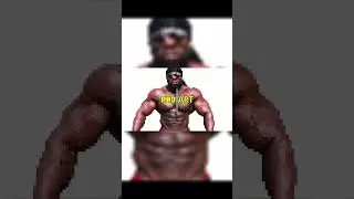 Kali Muscle PIXEL ART💪🏿/pro VS HACKER ART   #2