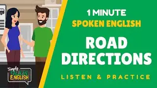 Basic English Conversation Practice | How to Give Directions on the Road | Spoken English Practice