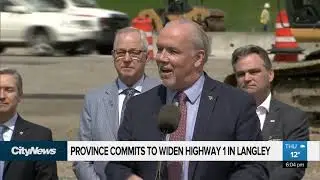 Province commits to widen Highway 1 in Langley