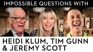 Heidi Klum, Tim Gunn & Jeremy Scott Share Their Opinions On Bangs, Skinny Jeans & More