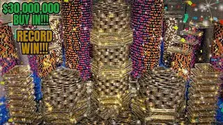 🔵(RECORD WIN) HIGH RISK COIN PUSHER $30,000,000 BUY IN!!! WON OVER $236,000,000!!! (MEGA JACKPOT)