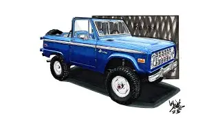 DRAWING |  Ford Bronco 