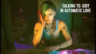 Talking to Judy In 'Automatic Love' Mission - ALL Dialogue Options #cyberpunk #gaming