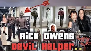 Rick Owens Shows off Black slaves at Fashion Show.