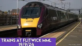 Trains at Flitwick - 19/9/24