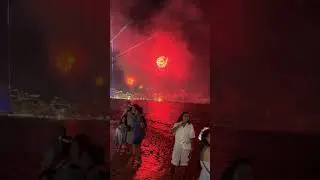 La gala de pirotecnia en Acapulco 2025 diciembre una gran emoción 🏝️⛱️🏖️