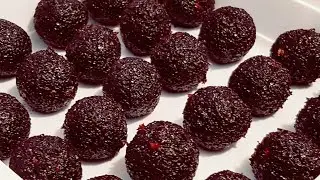Beetroot and carrot laddu