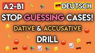 Master German Cases: Dative vs. Accusative | 65+ Interactive Exercises (A2-B1)