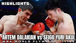 ARTEM DALAKIAN VS SEIGO YURI AKUI HIGHLIGHTS / WBA World Flyweight Title