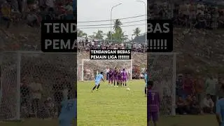 Tendangan Bebas Pemain liga Di Tarkam Aceh #tarkambola #football #lagapanas