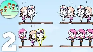 Stickman Sort Puzzle - (WEEGOON) All Levels 21-35 Gameplay Walkthrough (Android,iOS)