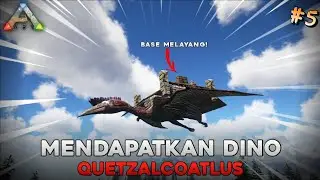 MENANGKAP DINO TERBANG TERBESAR & MEMBUAT BASE MELAYANG! - ARK SURVIVAL EVOLVED