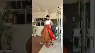 How to Wear Dhoti With Saree, STYLE 3. #shorts #dhoti #saree #draping&nbsp;