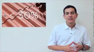 Consejo del experto #1. Pendiente en techos.