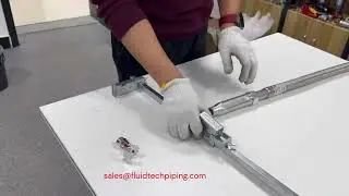 Flexible  fire sprinkler installation