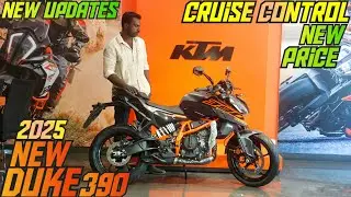 Новый KTM Duke 390 2025 года получил обзор круиз-контроля на тамильском языке / Новые обновления,...