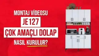 Rani Mobilya JE127 &Ccedil;ok Ama&ccedil;lı Dolap Montaj Kurulum Videosu
