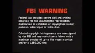 Hallmark Home Entertainment Warning Screen (1995-1998)