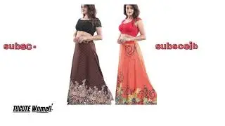 TUCUTE Women's Sarina Printed Long Skirt Bottom Free Size Pack of 2 Pcs Smart Combo