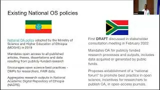 National and Regional Updates: LIBSENSE and Open Science Policies in Africa, by Omo Oaiya