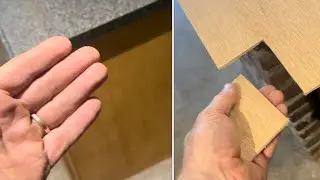 &ldquo;installing&rdquo; BASE END PANEL kitchen cabinets (cutting, fitting, finishing)