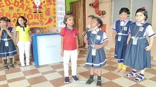Morning Assembly activity by GVS Grade -1 kids