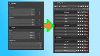 I transformed blender default transform, Better Transform