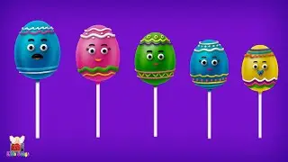The Finger Family Easter Egg Cake Pop Family Nursery Rhyme - Easter Egg Pop Finger Family Songs
