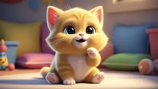 Curious Kitten Learns Animal Sounds 🐱🔊 | Kids Learning Song