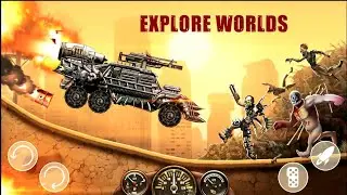 ZOMBIE HILL RACING - DESTROY MAD ZOMBIES WITH WEAPONS, GUNS, AND OTHER BOOSTERS | PART-2 