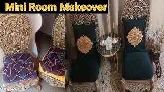 Asthetic Room Makeover /Mini Room Tranformation In Budget/Black & Gold Theme