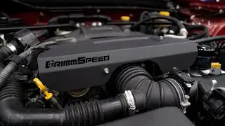 Grimmspeed Hood Struts and Pulley Cover