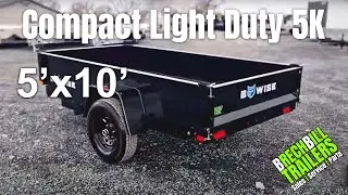 BWISE 5x10 Dump Trailer - 5K GVWR - Model DTR510LP-5
