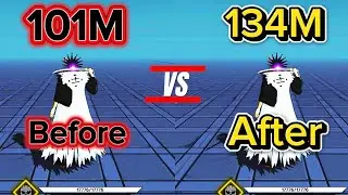 BEFORE AND AFTER B6 KENPACHI BUFF - DAMAGE COMPARISON - BLEACH SOUL RESONANCE