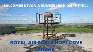 SALCOMBE DEVON A BUNKER HIGH ON THE HILL
