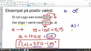 Lineær og Eksponentiel funktion