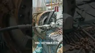 Overhaul of petrochemical industry, repair of flange sealing surface