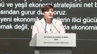 İstanbul Ekonomi Zirvesi Açılış Konuşması Kuzey Makedonya Maliye Bakanı Gordana Dimitrieska-Kocoska