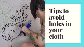 Avoid holes while tufting - How to put your cloth on the frame - No more breaks!!