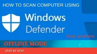 How to Start a Scan with Windows Defender in Windows 10