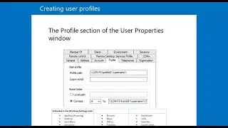 Creating user profiles in Active Directory