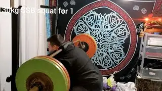 Squats Singles week, fat Man learns powerlifting, 531 and boring but big assistance.