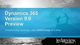 What’s New in the Microsoft Dynamics 365 V9 Update